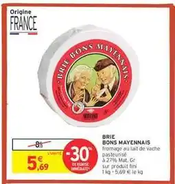 Intermarché Hyper Brie BONS MAYENNAIS offre