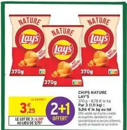 Intermarché Hyper Chips Nature Lay's offre