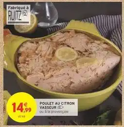 Intermarché Hyper Poulet au Citron Vasseur offre