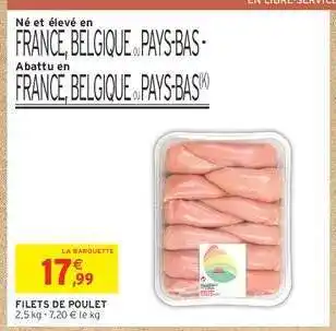 Intermarché Hyper Filets De Poulet offre