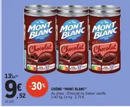 E.Leclerc CRÈME “MONT BLANC” offre