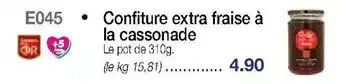 Croque Gel Confiture extra fraise à la cassonade offre