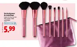 Lidl Set de pinceaux de maquillage offre