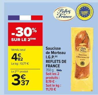Reflets de france saucisse de morteau i.g.p.
