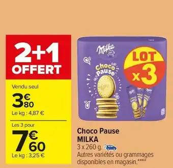 Milka choco pause