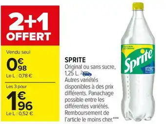 Carrefour Market Sprite sprite offre