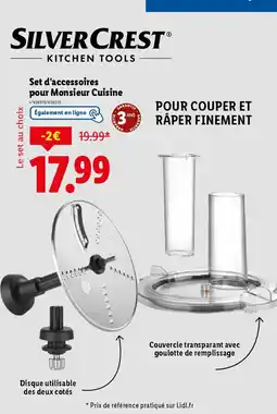Lidl SILVERCREST Set d'accessoires pour Monsieur Cuisine offre