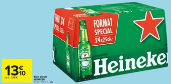Carrefour Market Heineken bière blonde offre