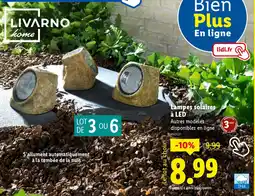 Lidl LIVARNO HOME Lampes solaires à LED offre