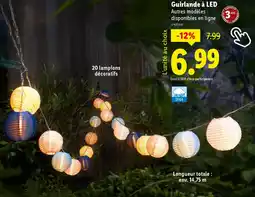 Lidl Guirlande à LED offre