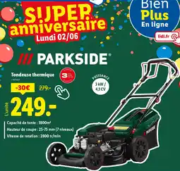 Lidl PARKSIDE Tondeuse thermique offre