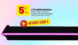 Stokomani L'étagère murale offre