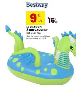 Stokomani BESTWAY Le dragon à chevaucher offre
