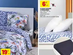 Stokomani Le drap housse 2 personnes offre