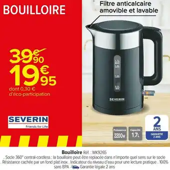 Carrefour Market Bouilloire offre