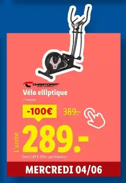 Lidl Vélo elliptique offre