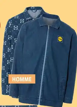 Lidl Lidl Veste en jean oversize femme ou homme offre