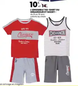 Stokomani L'ensemble tee shirt ou débardeur et short offre
