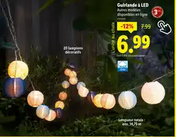 Lidl Livarno home Guirlande à LED offre