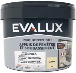 Brico Dépôt EVALUX Peinture appuis de fenêtre et soubassements 2,5 l offre