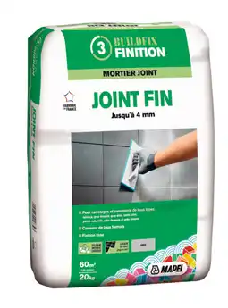 Brico Dépôt Mortier pour joint fin gris 20 kg(1) offre