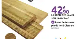 Mr Bricolage Lame de terrasse pin du nord Classe 4 offre