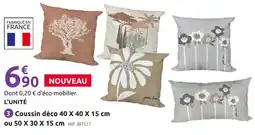 Mr Bricolage Coussin déco offre