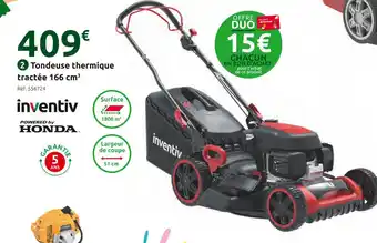 Mr Bricolage inventiv Tondeuse thermique tractée 166 cm³ offre
