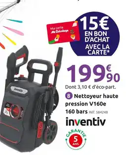 Mr Bricolage inventiv Nettoyeur haute pression V160e 160 bars offre