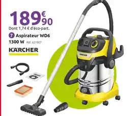 Mr Bricolage KARCHER Aspirateur WD6 1300 W offre