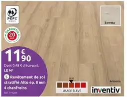 Mr Bricolage Revêtement de sol stratifié Alto ép. 8 mm 4 chanfreins offre