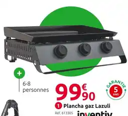 Mr Bricolage INVENTIV Plancha gaz lazuli offre