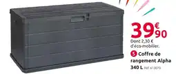 Mr Bricolage Coffre de rangement alpha 340 l offre
