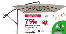 Mr Bricolage INVENTIV Parasol déporté Essentia 3 x 2 m offre
