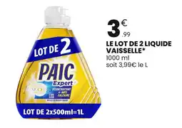 Stokomani PAIC Expert+ Le lot de 2 liquide vaisselle offre