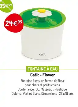 Médor et Compagnie Catit Fontaine à eau offre