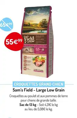 Médor et Compagnie Sam's Field Large Low Grain offre