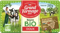 Carrefour GRAND FERMAGE Beurre Bio offre