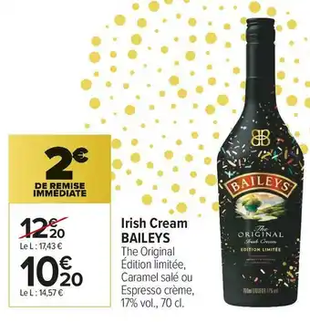 Carrefour Market Baileys irish cream offre