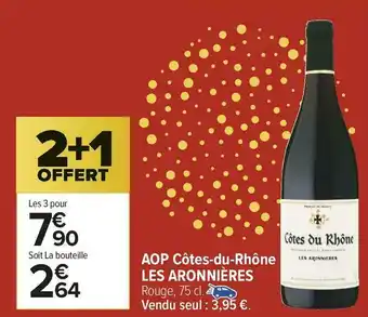 Les aronnières aop côtes-du-rhône