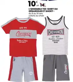 Stokomani L'ensemble tee-shirt ou débardeur et short offre