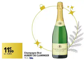 Carrefour Market Hubert de claminger champagne brut offre