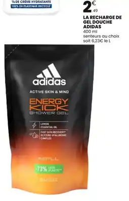 Stokomani ADIDAS La recharge de gel douche offre