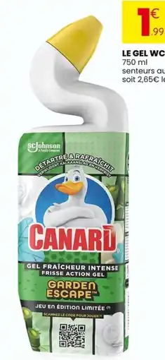 Stokomani CANARD Le gel wc offre
