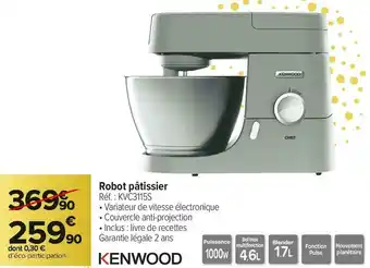 Carrefour Market Kenwood robot pâtissier offre