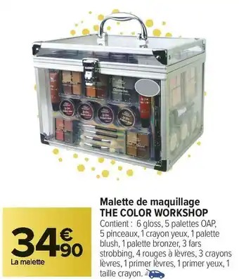 The color workshop malette de maquillage