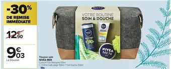Carrefour Market Nivea men trousse soin offre