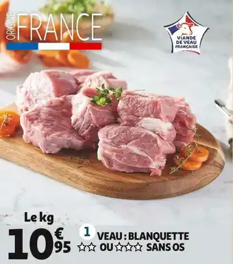 Auchan Veau : blanquette ou sans os offre