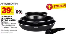 La batterie de cuisson arthur martin