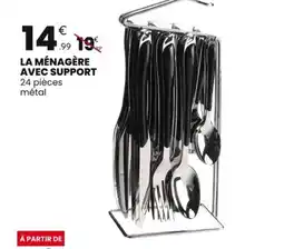 Stokomani La ménagère avec support offre